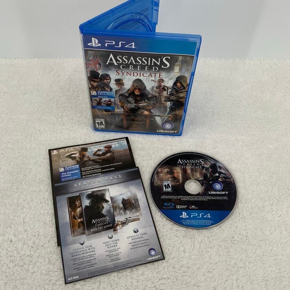 Assassins Creed Syndicate PS4 Game 2015 Sony PlayStation 4 Tested Action RPG